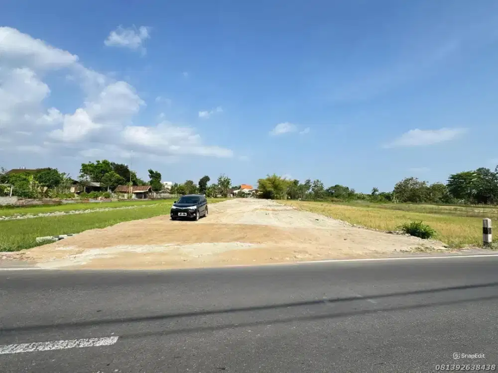 Dijual Tanah Apik Tepi Jalan Raya Di Sidokarto Godean Sleman Jogja Akses Jalan Bagus Banget *