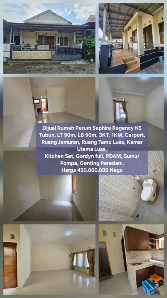 Perum Saphire Regency KS Tubun Purwokerto Barat