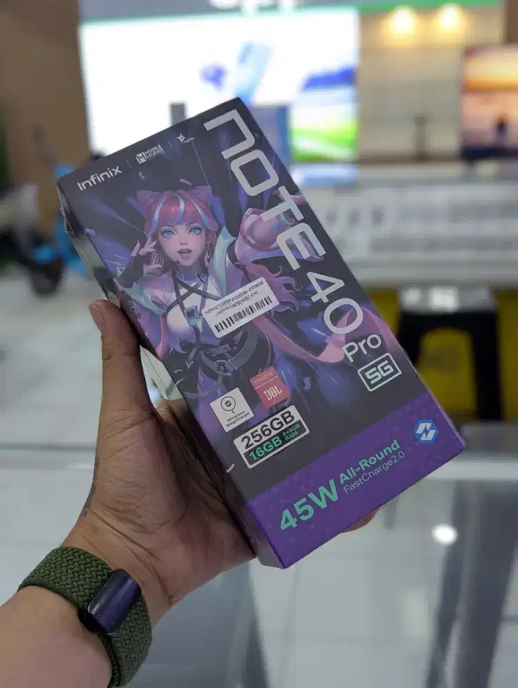 infinix note 40 pro 5G ram 8/256 new