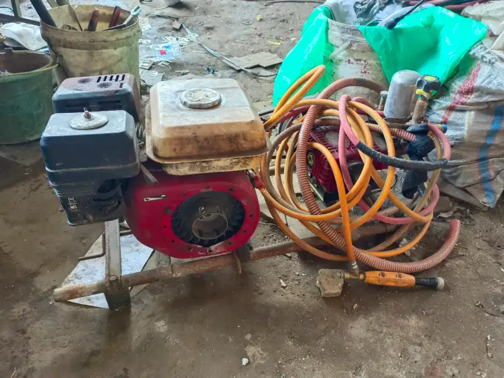 Mesin steam cuci mobil motor second normal