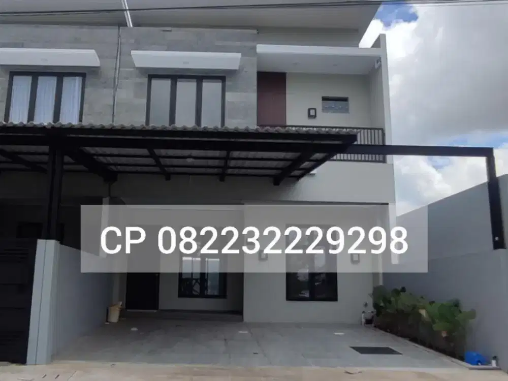 disewakan rumah baru modern perum elit jember