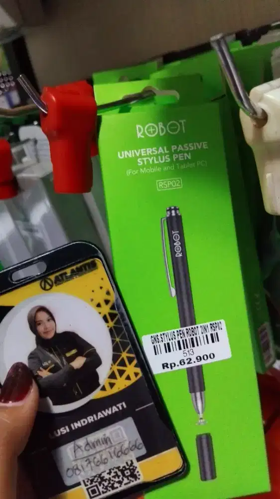 STYLUS PEN ROBOT 2IN1 RSPO2 | ATLANTIS DAHSYAT