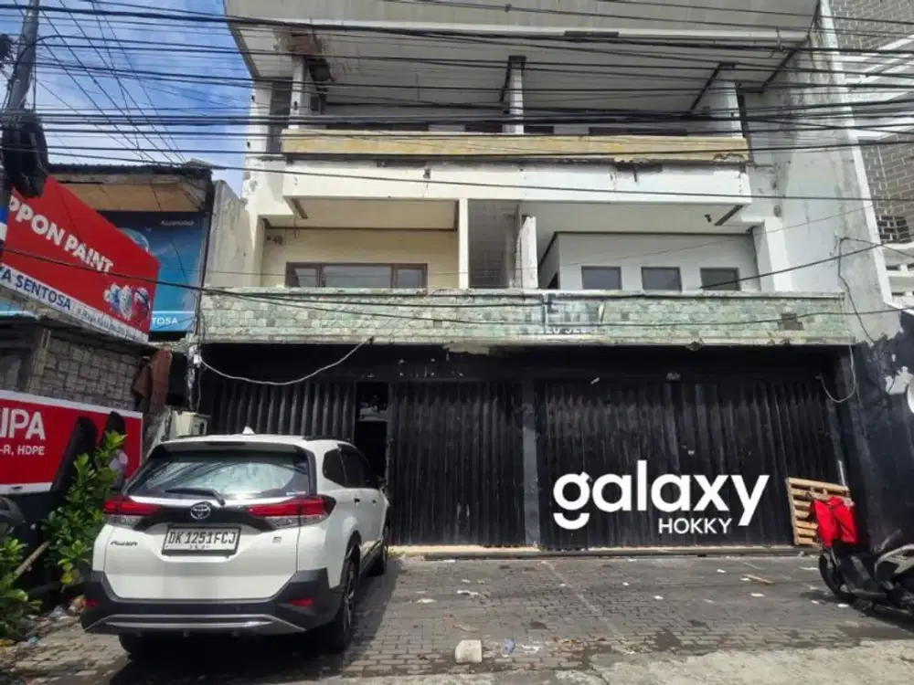 DISEWAKAN RUKO STRATEGIS 3 LANTAI DI RAYA KUTA BADUNG, BALI