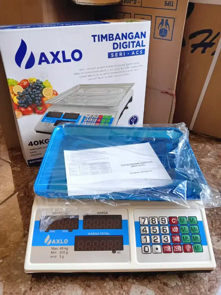 Timbangan Digital merk Axlo kapasitas 40kg