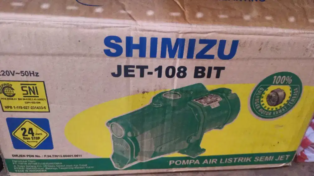 Pompa air, Shimizu Jet 108 BIT