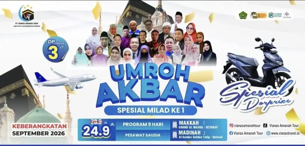 Promo Umroh bersama Vianzo