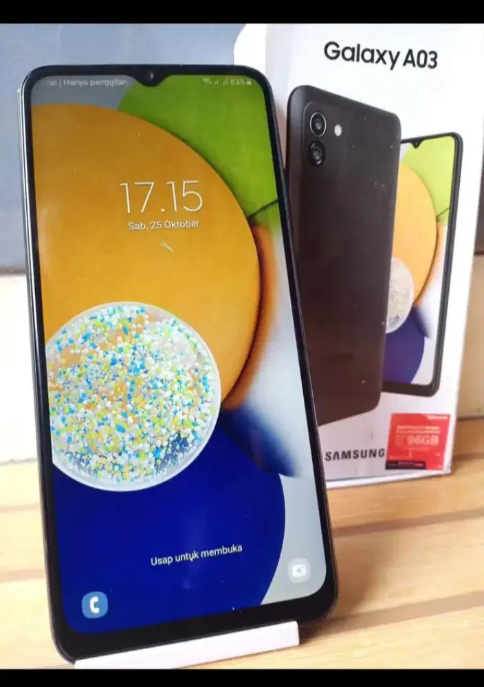 Samsung a03 ram/memory 4/128 segel fullset