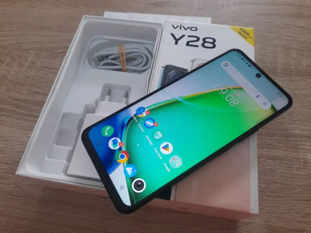Vivo Y28-NFC.4G.Finger.ram 6GB/128GB.GOLDEN PONSEL