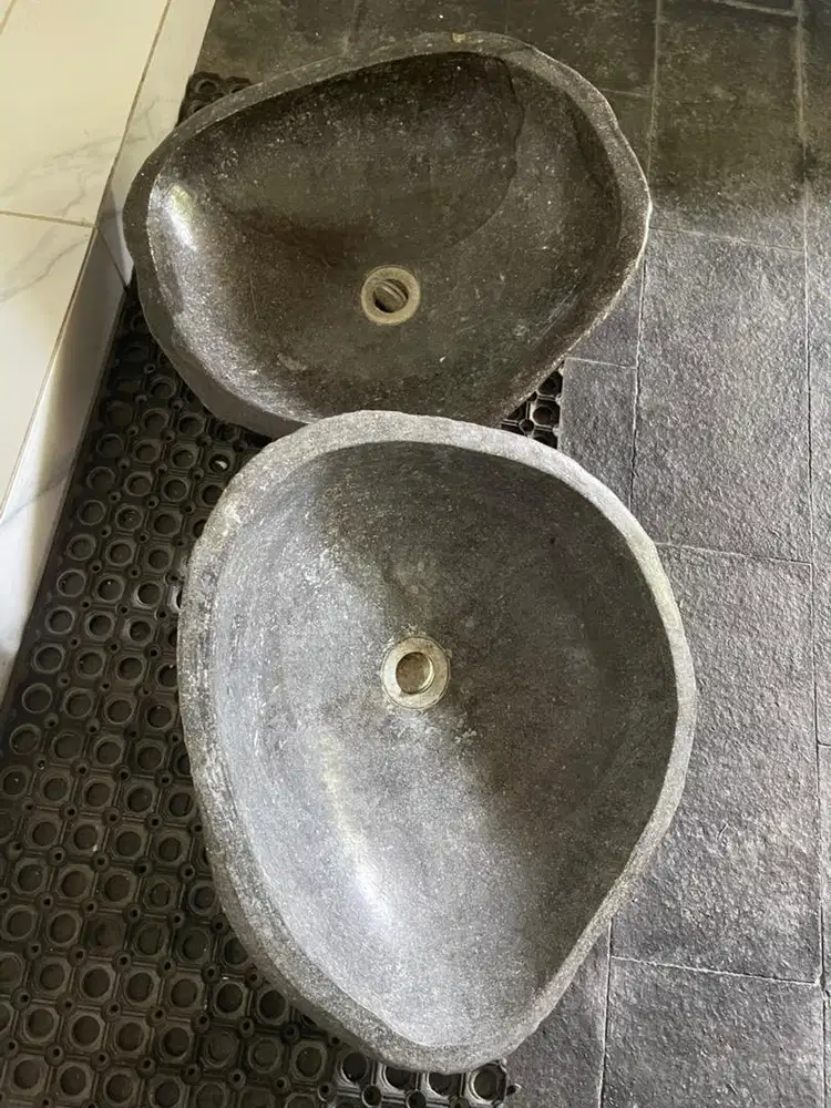 Stone wastafel bekas
