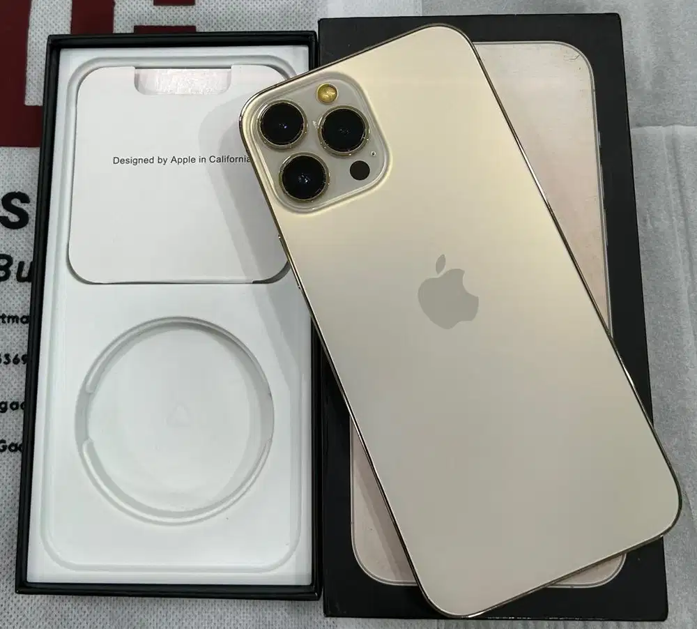 Iphone 13 Pro Max 128gb gold inter regist normal fullset