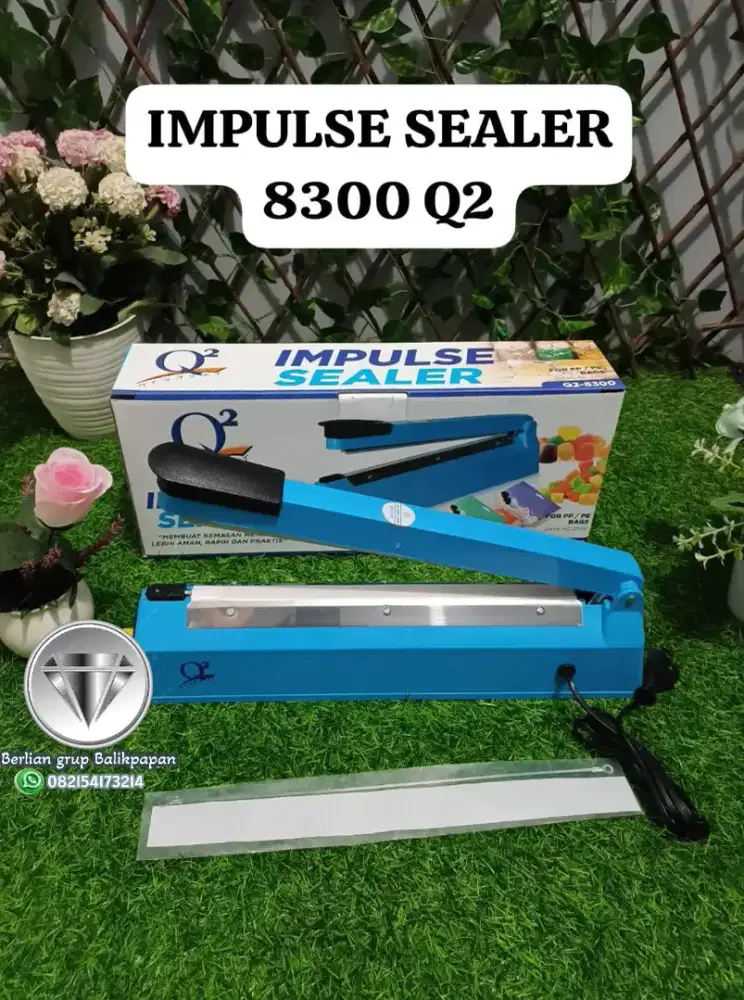 IMPULSE SEALER ELECTRIK 8300 Q2 / MESIN PENGEMAS MAKANAN. Vacuum