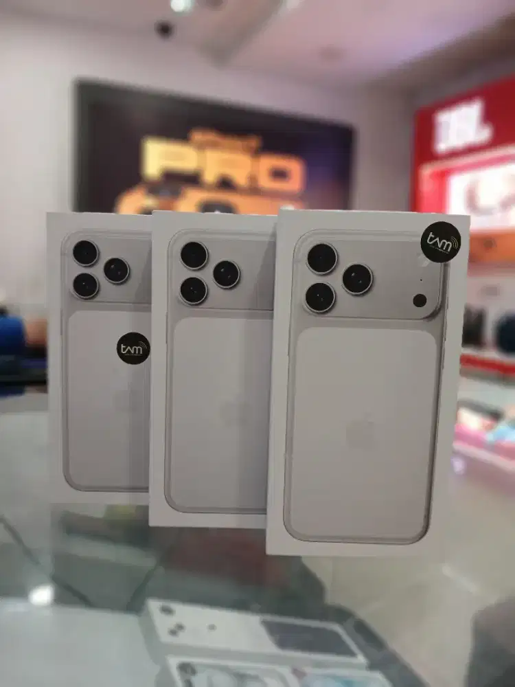 IPHONE 17 PROMAX 256GB 512GB 1TB SILVER NEW GARANSI RESMI IBOX