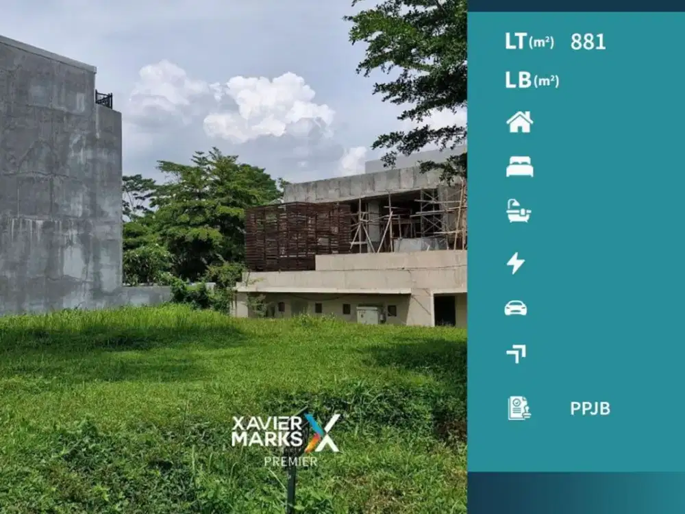 Tanah 2 Kavling Hook di Palm Valley Araya Malang Dekat Binus