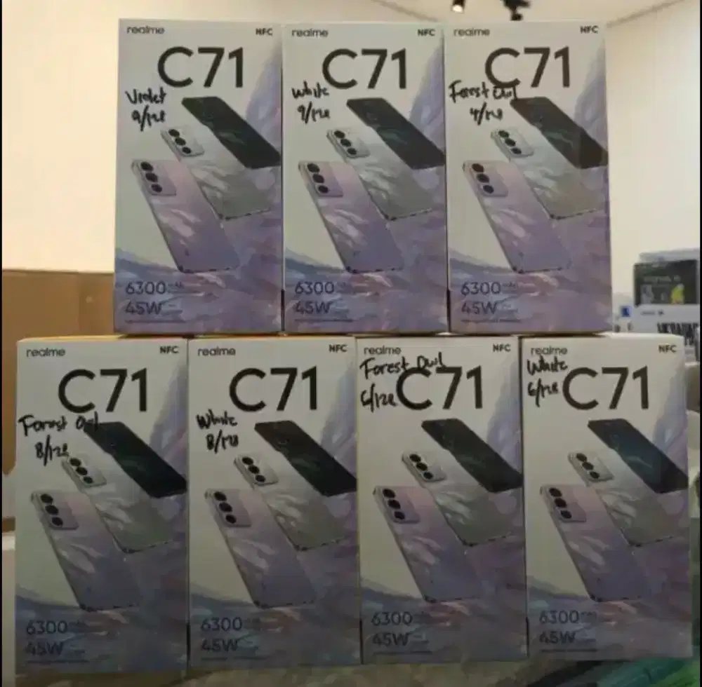 Realme C71 4/128 - 6/128 - 8/128 BNIB Garansi Resmi Indonesia