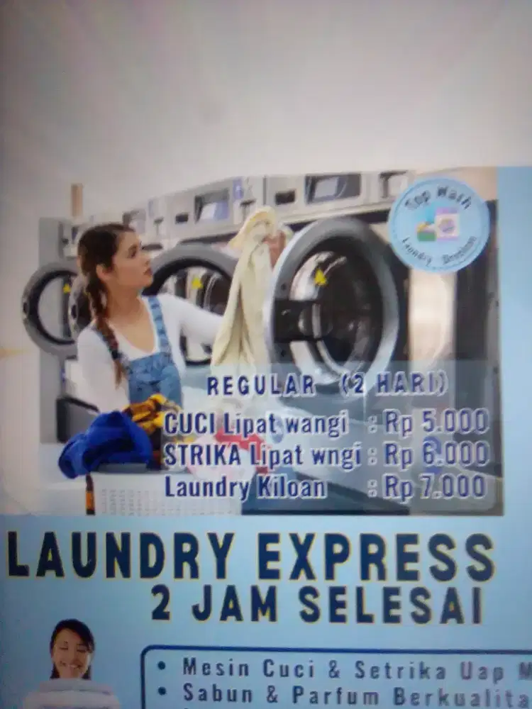 Bisa gosok uap  rapih dan cepat