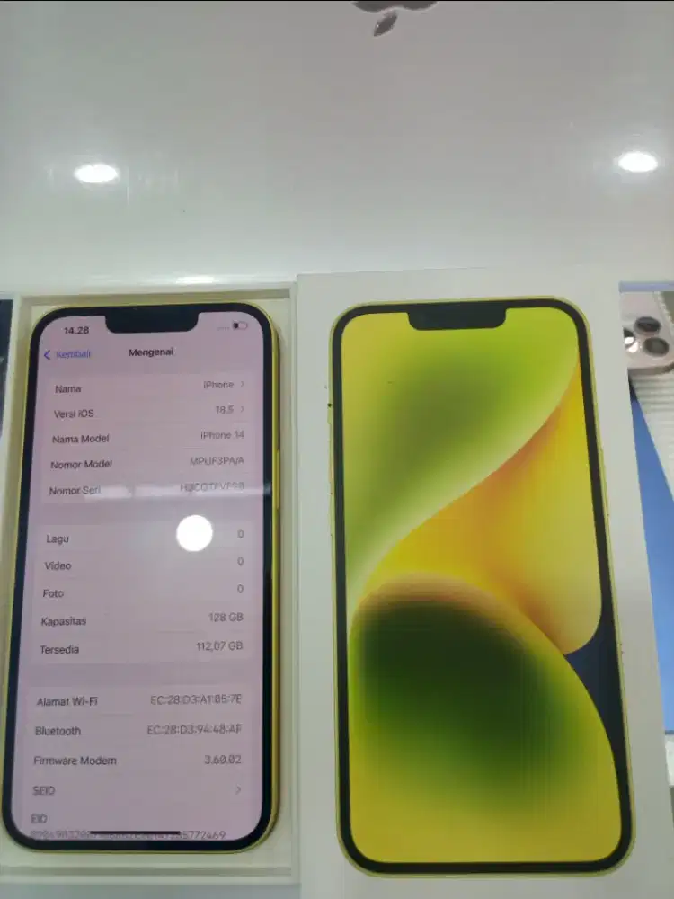iPhone 14 Bassic Yellow 128GB