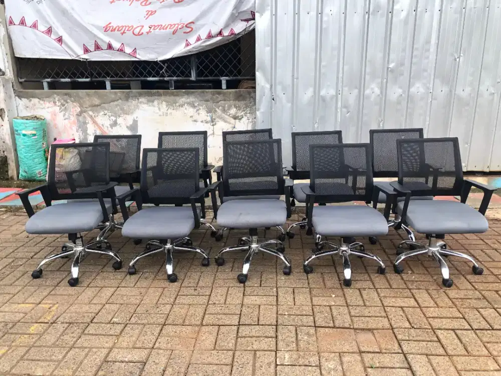 kursi staff jaring kantor