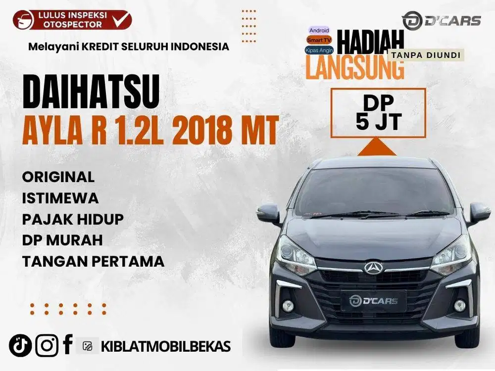 DAIHATSU AYLA R 1.2 2018 CONVERT 2021 LOW KM ISTIMEWA