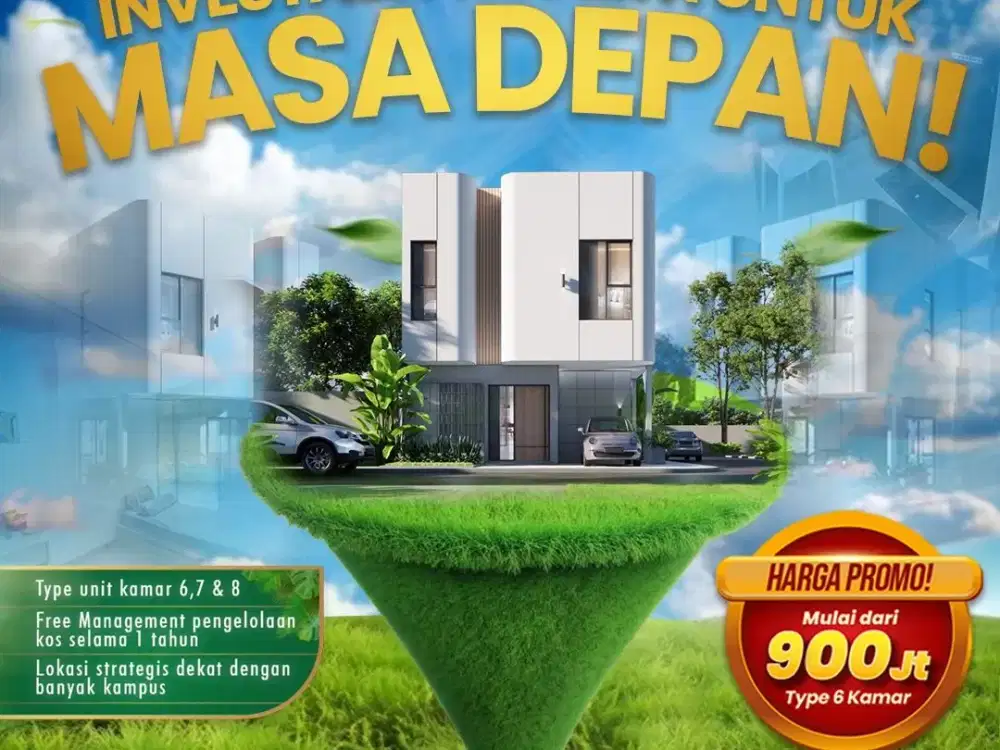 Rumah kos dekat dengan UMM UIN 3 Malang Harga murah penghasilan melimpah