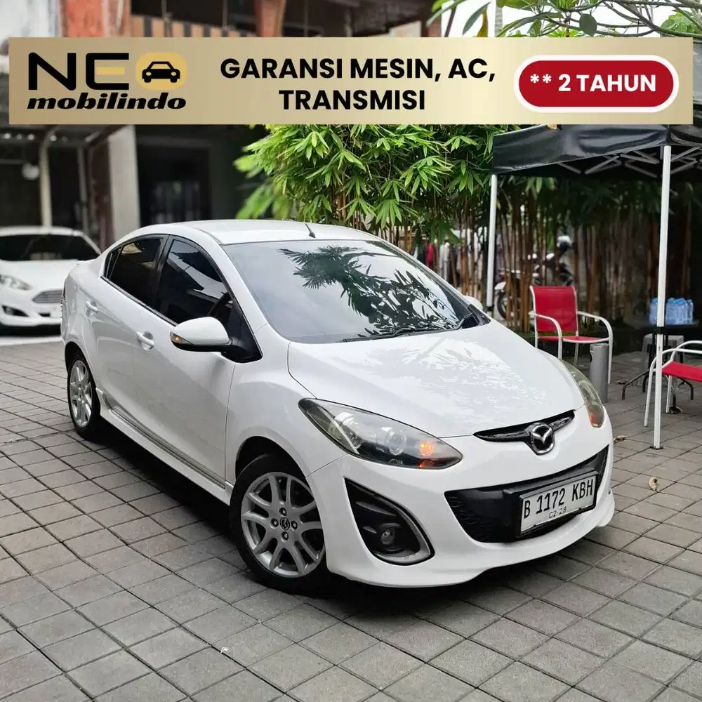 [ Garansi Mesin, Matic ] MAZDA 2 RZ Sedan 2012 PUTIH