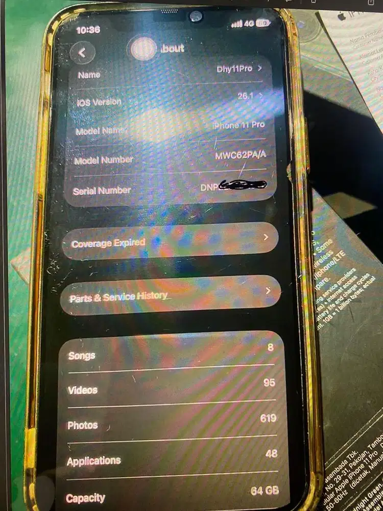 Iphone 11Pro 64 GB midnight green