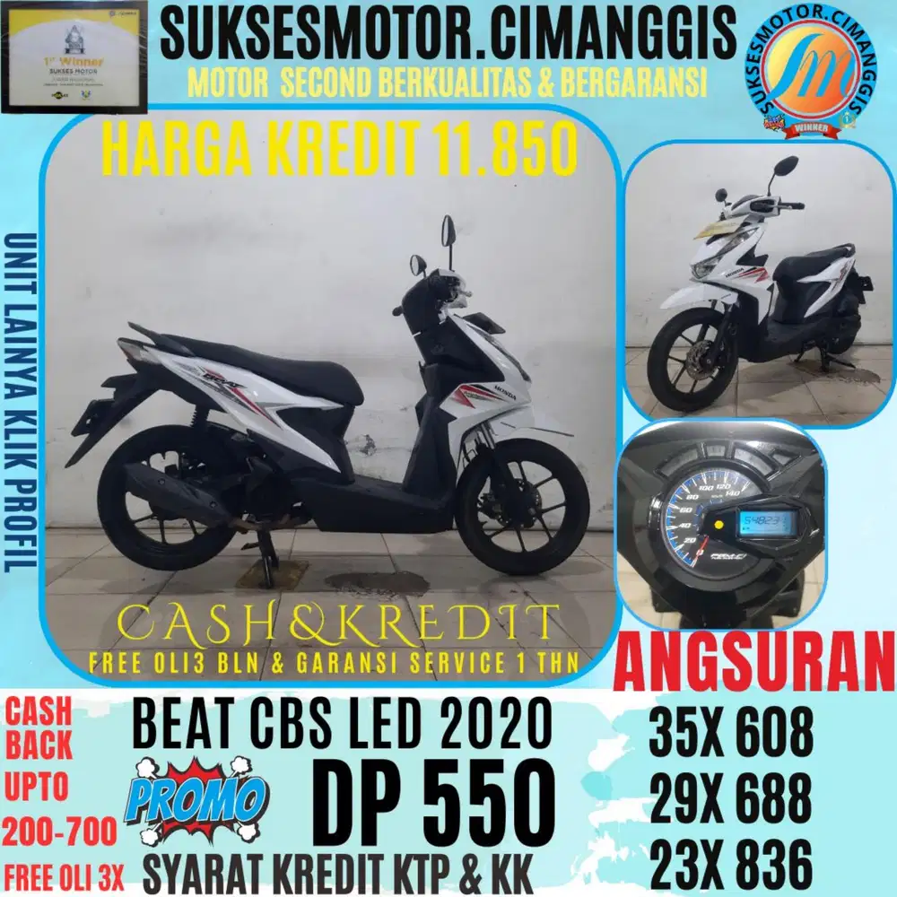 DP 450 BEAT CBS LED BERGARANSI, 1THN SERVICE FREE OLI3X UPTO CASHBACK