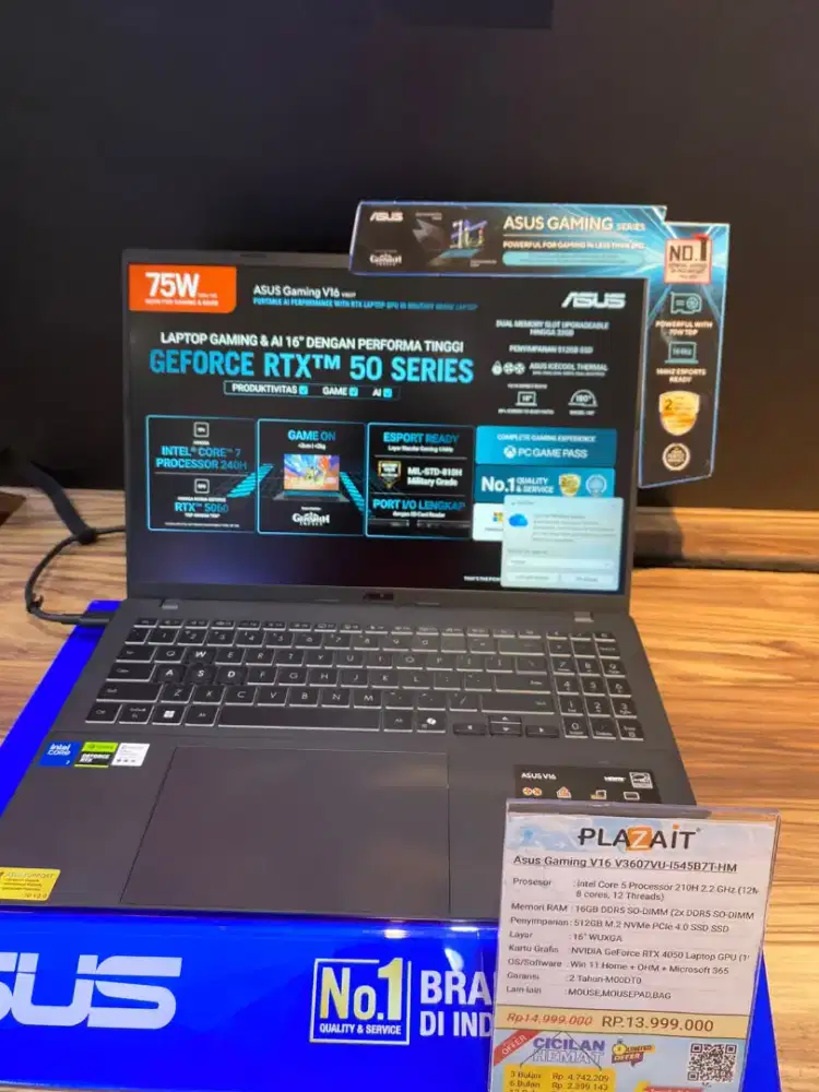 Kredit laptop asus gaming modal ktp