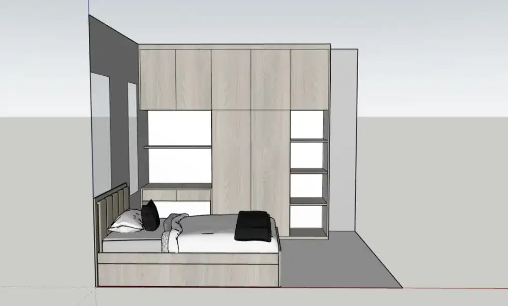 KITCHEN SET BEDROOM SET DESAIN INTERIOR DESIGN LEMARI PAKAIAN