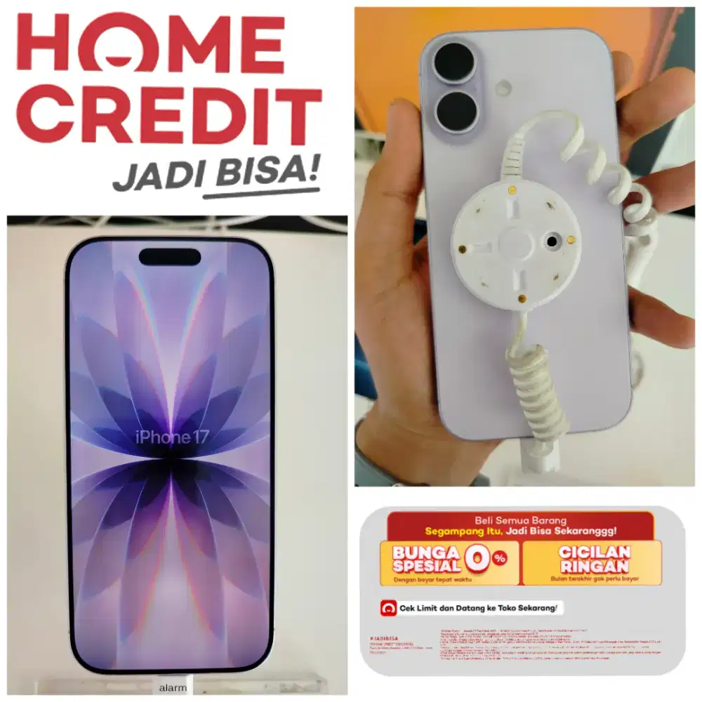 PROMO IPHONE 17 256GB CICILAN TRIPEL ZERO 0% BY HOME CREDIT
