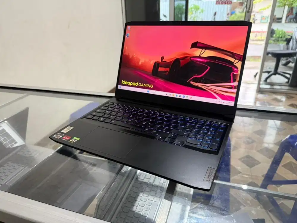 Ideapad GAMING 3 RYZEN 7 5800H RTX3060 RAM 16 GB MULUSS GARANSI