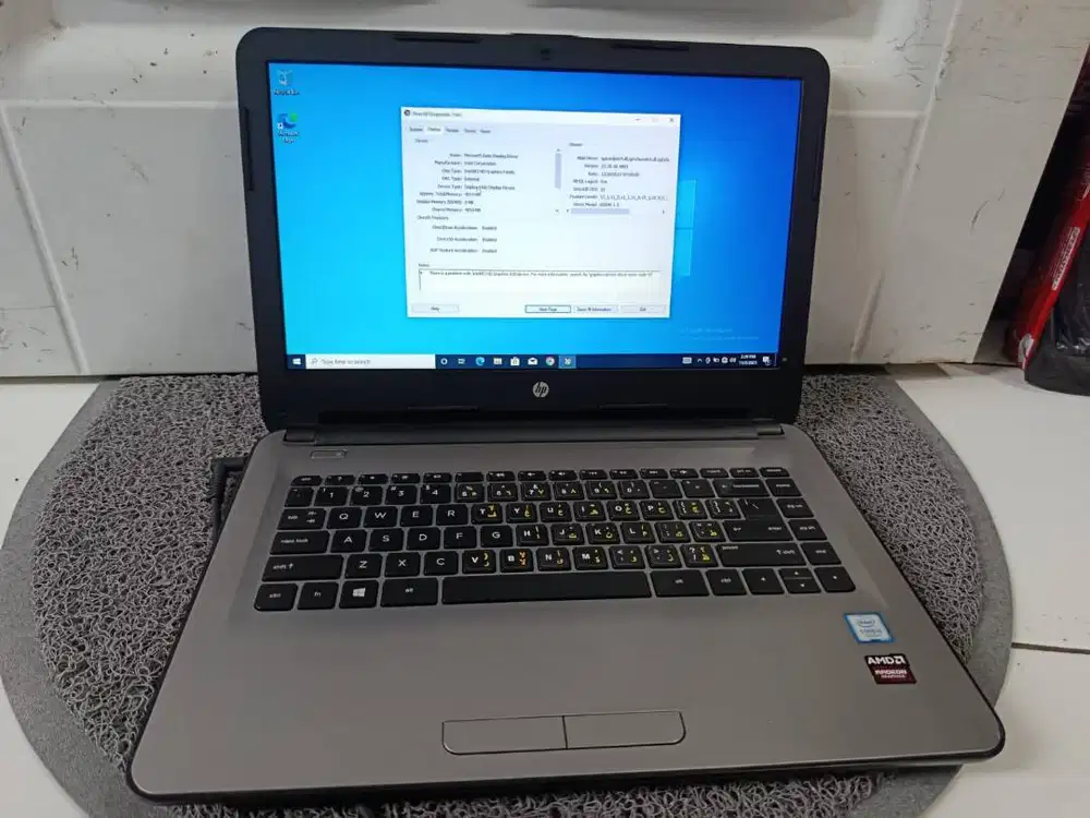 Laptop hp RTL8723BE  Windows 10 pro 64-bit  Processor Intel core i5
