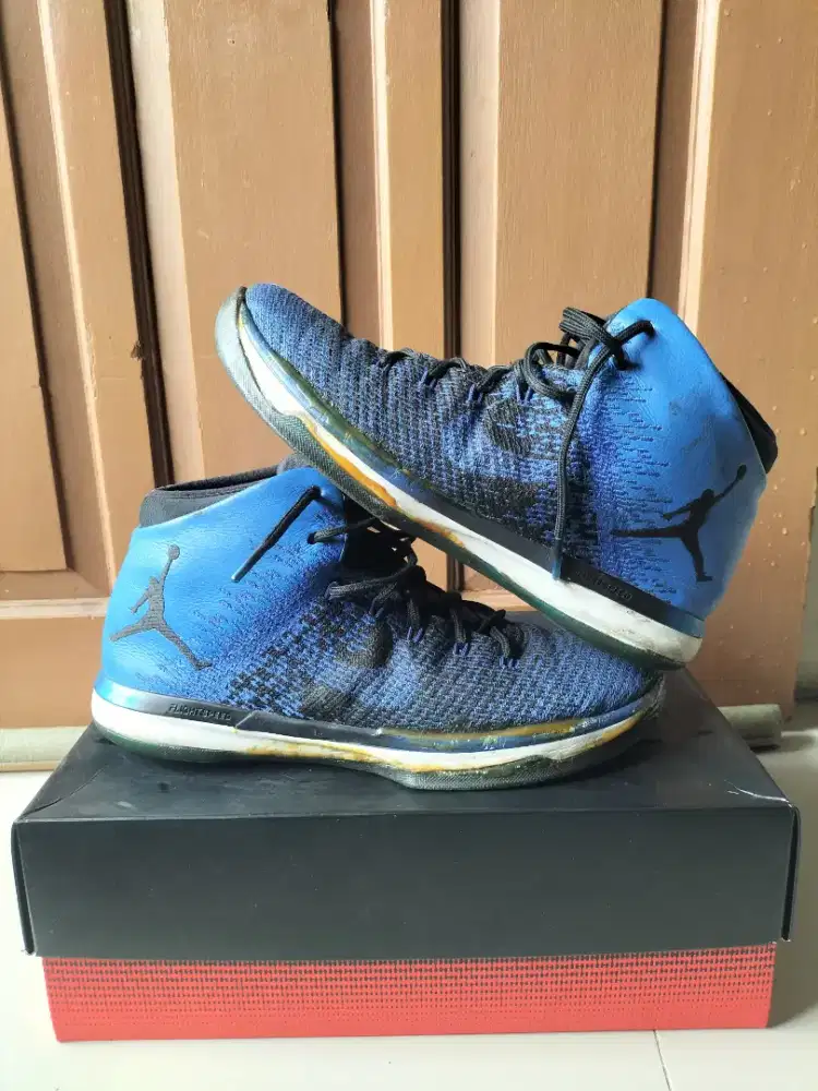 Di Jual Sepatu Air Jordan XXXI 31 Royal Blue Size 45 Second Original