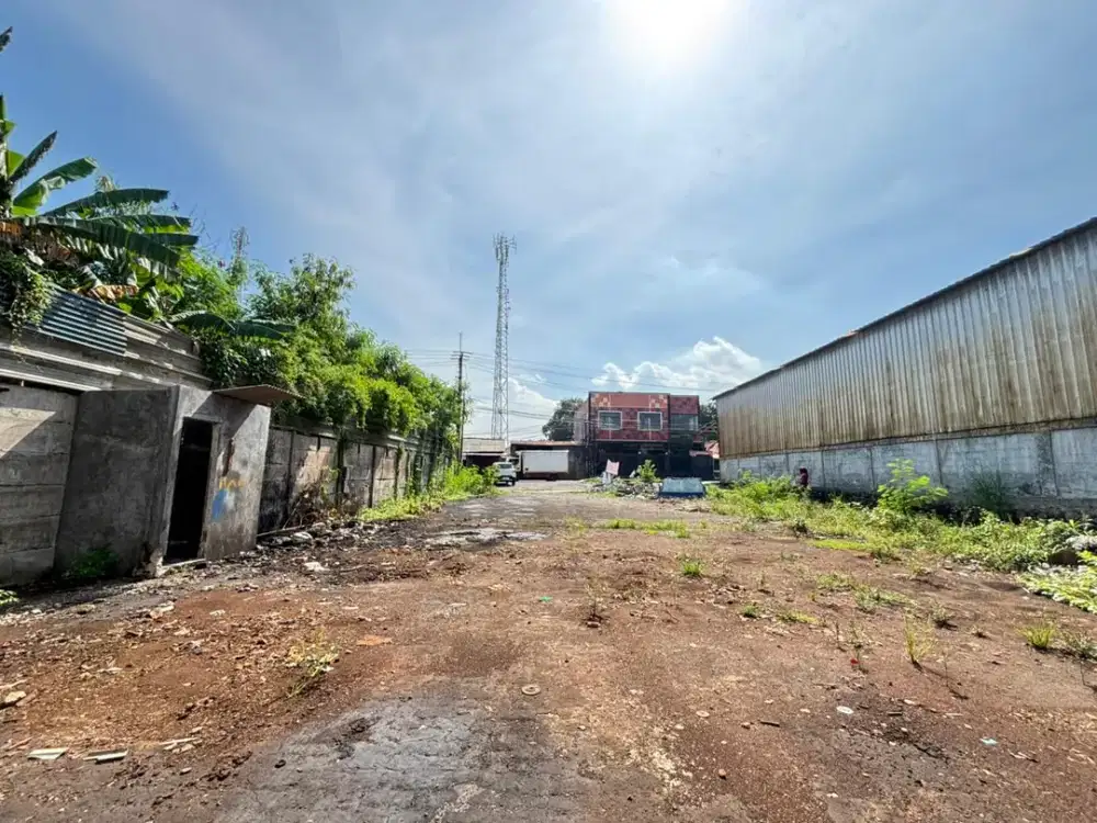 Dijual Tanah Komersial Jalan Raya Setu Luas 640m² Cocok di Jadikan Tempat Usaha, Klinik, Bank, Perkantoran, Ruko, Workshop Maupun Gudang, SHM, Cibuntu
