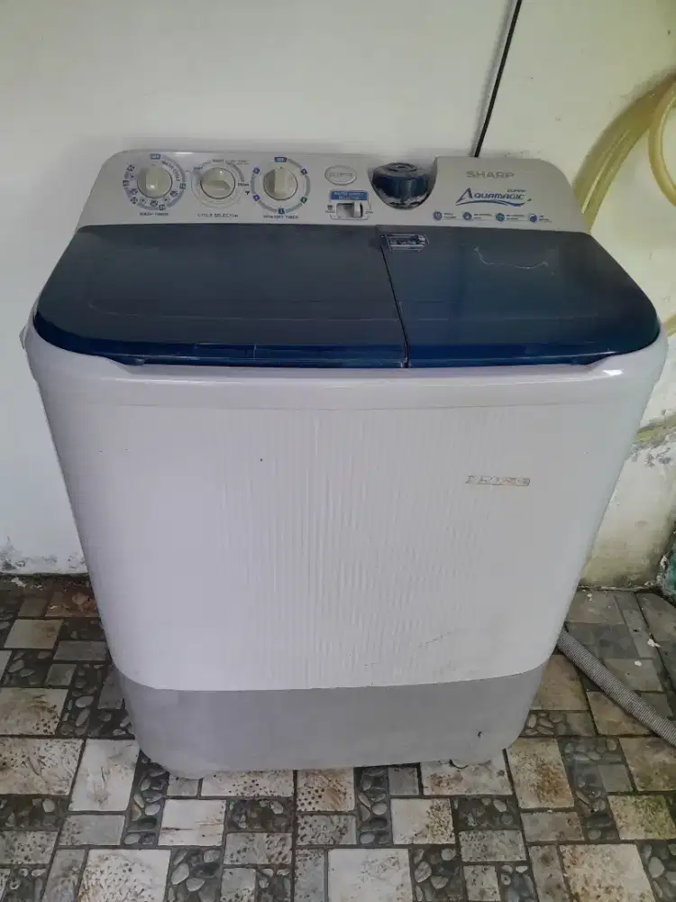 Dijual Cepat Mesin Cuci Murah Sharp 2 Tabung