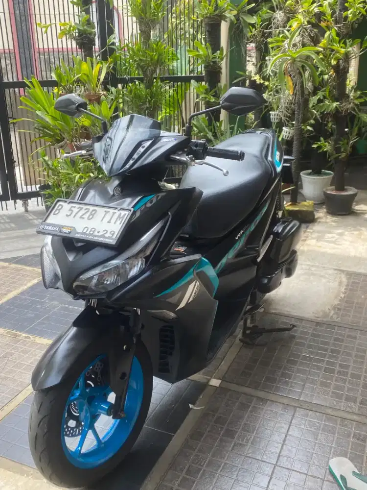 Yamaha Aerox Connected 2021 Pajak Panjang, Ban Baru, Suspensi