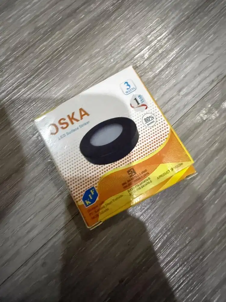 Lampu downlight 4watt kecil baru warm white