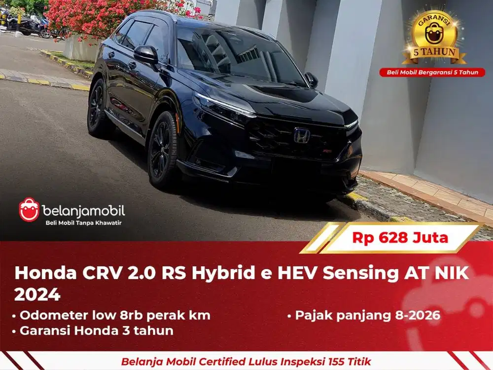 [GARANSI 5TH] Honda CR-V CR V CRV 2.0 RS Hybrid HEV Sensing 2024 2025