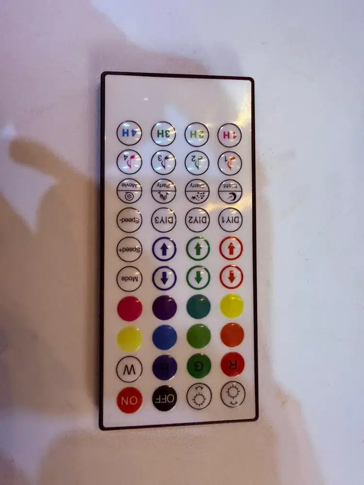 Remote lampu rgb strip merk bardi