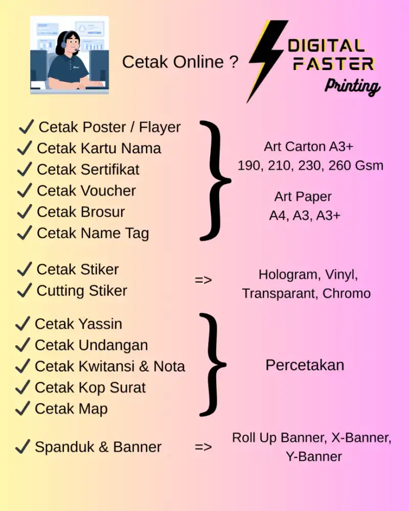 Jasa Design & Cetak Online