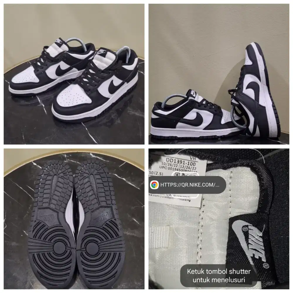 Sepatu nike panda