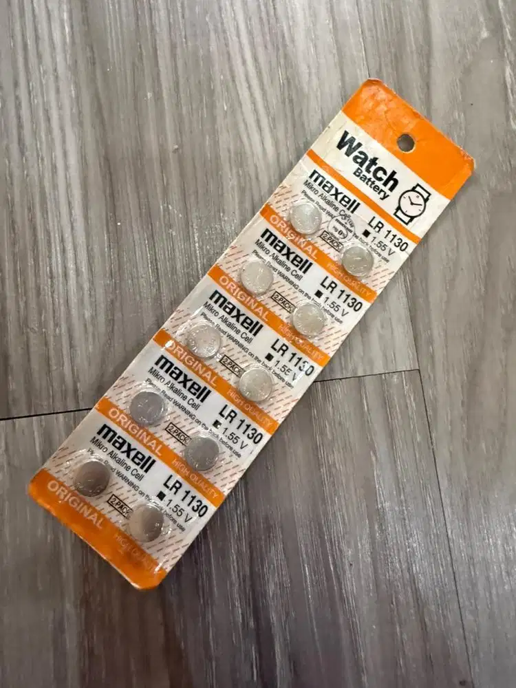 Baterai Jam LR1130 merk Maxell