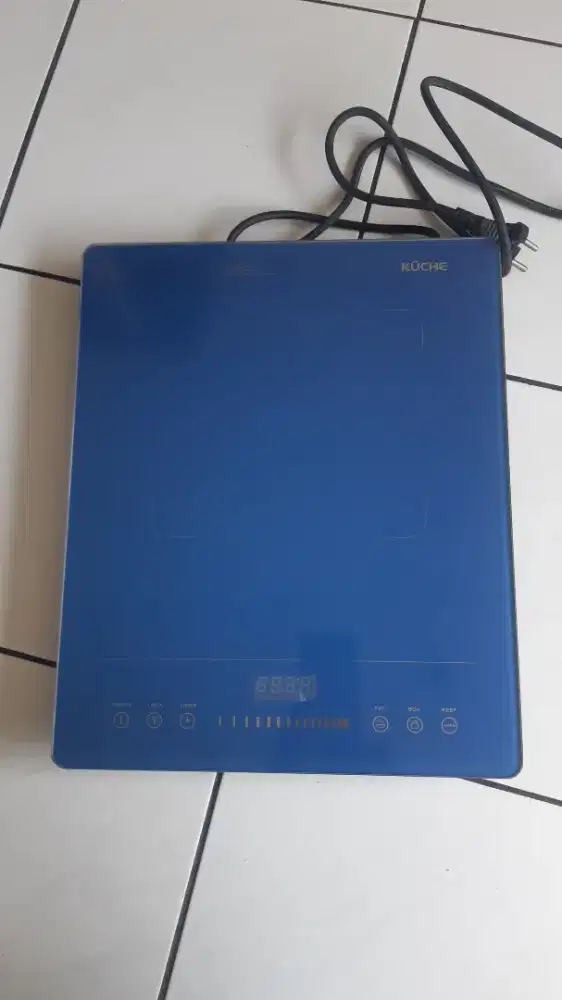 Kompor listrik Portable KUCHE induction cooker Slim, mulus