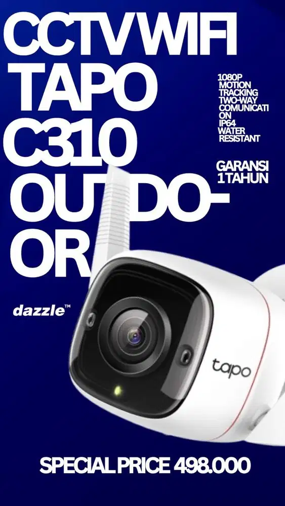 CCTV TAPO C310 GARANSI 1 TAHUN