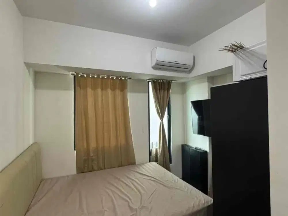 sewa apartement tipe studio hoek full furnish siap huni
