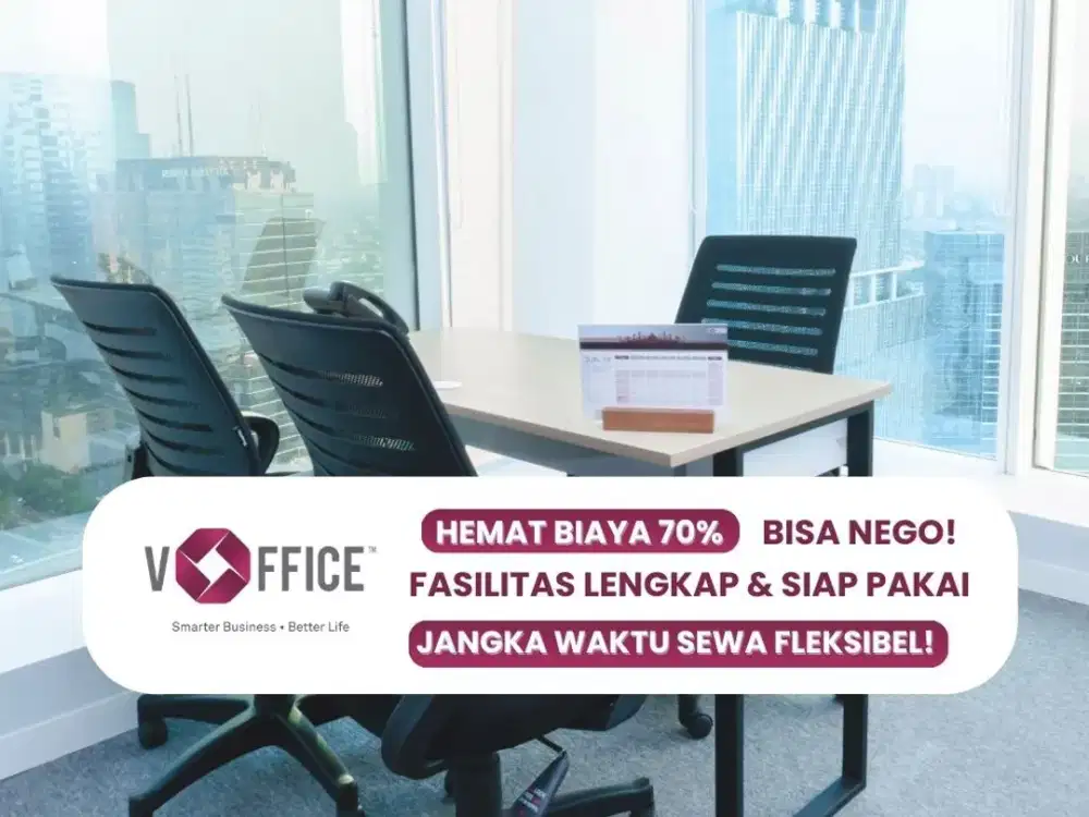 SEWA KANTOR FULLY FURNISHED AREA SEMANGGI JAKARTA SELATAN