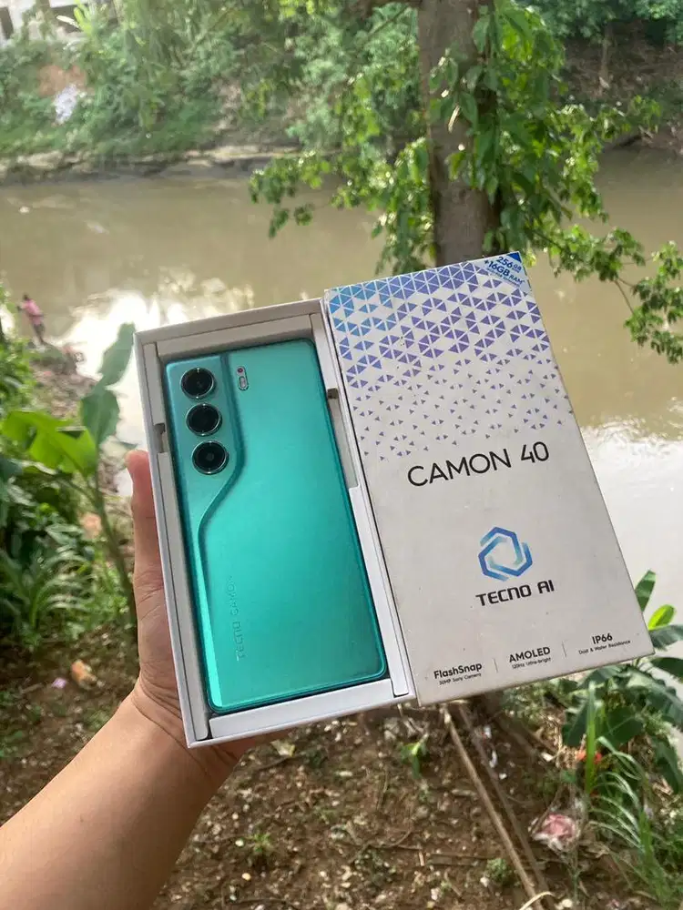 Android Tecno Camon 40 8+8/256GB Second Garansi ON Mulus Like New