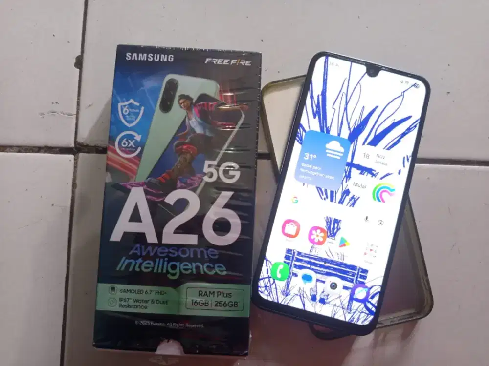 Jual hp samsung baru 2 bulan