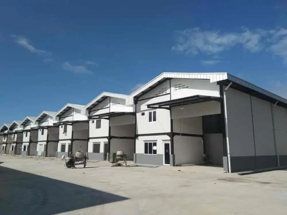 DISEWAKAN GUDANG BANGUNAN MANDIRI SIAP PAKAI BISA MASUK KONTAINER DAN LANTAI 2 BISA UNTUK OFFICE