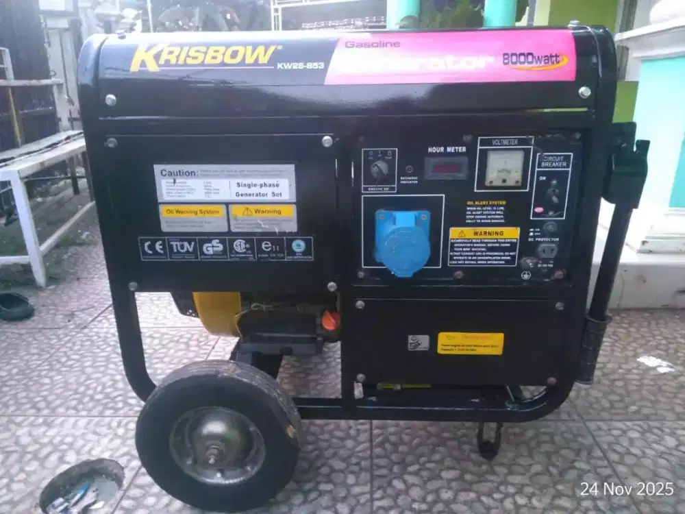 Genset Krisbow 8rb Watt Normal Bisa COD