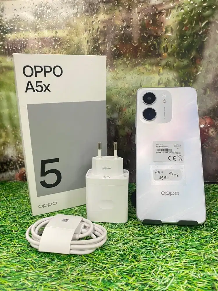 Oppo A5x 4+4/128 gransi resmi masih mulus kaya baru
